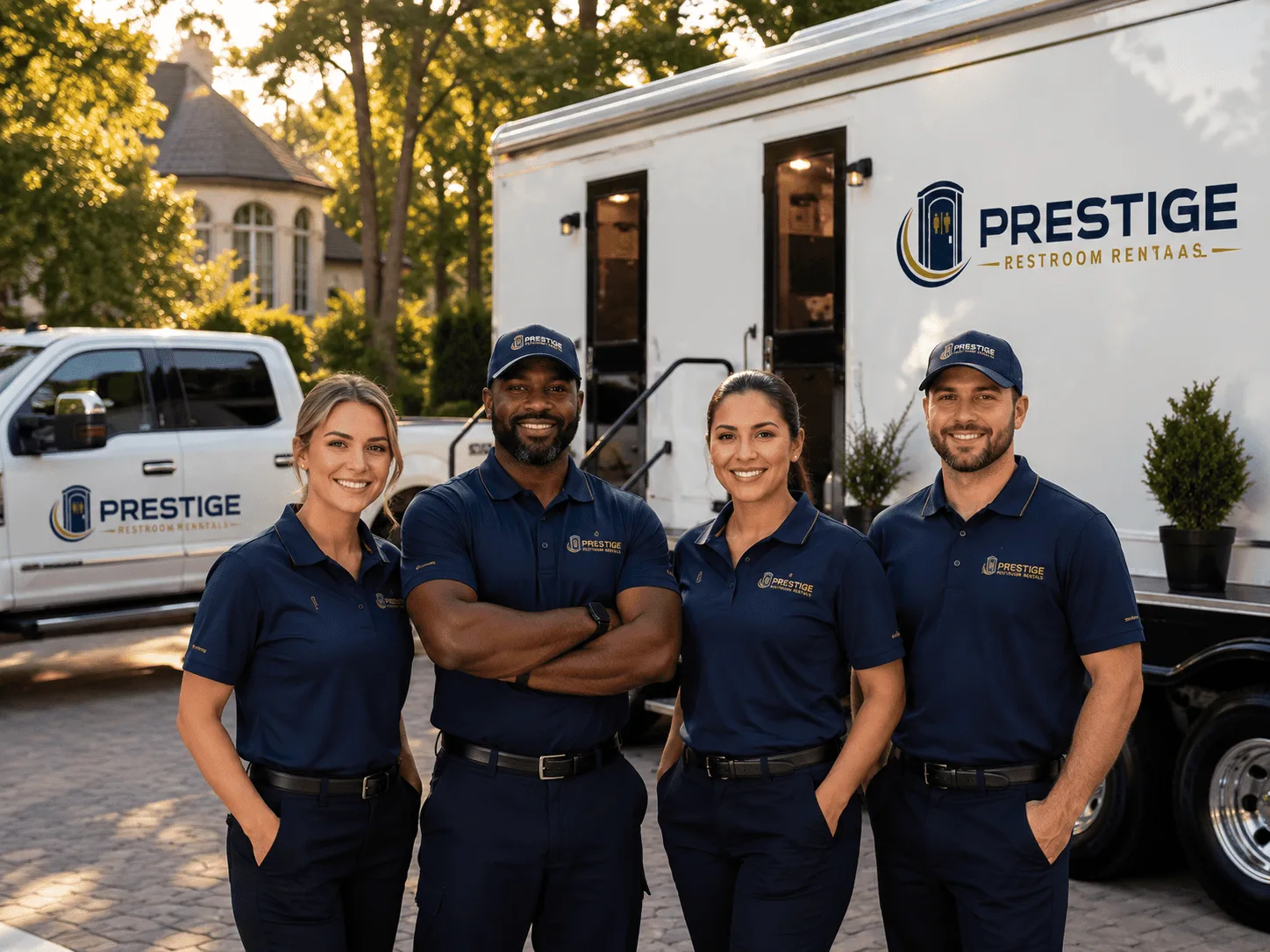 Trusted Luxury Portable Restrooms company in Porterfield, WI